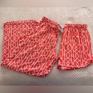 Hello Mello Lounge Pants and Patterned Shorts Size M/L